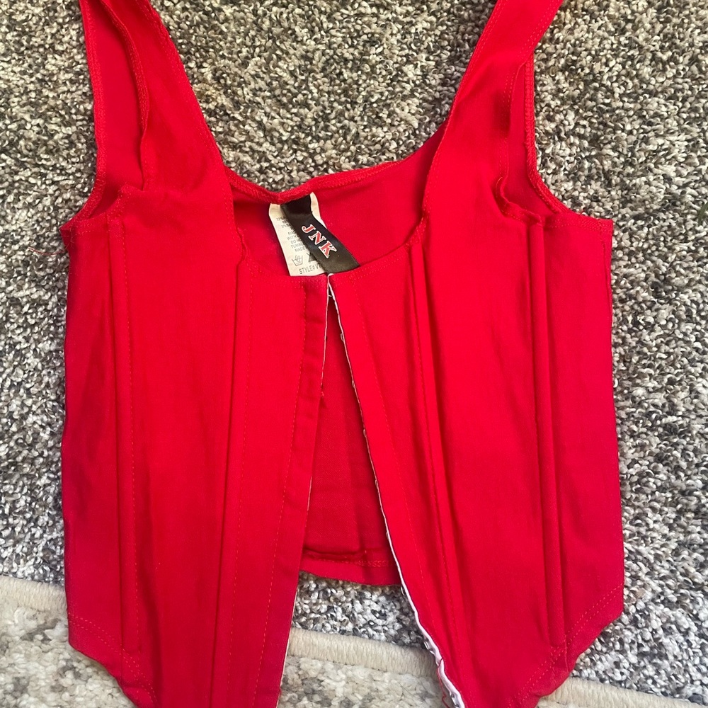 JNK corset red excellent condition
